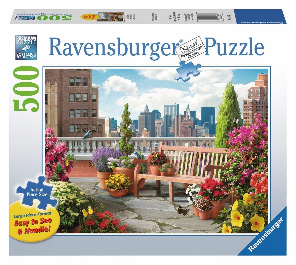 Rooftop Garden 500pcLF (Ravensburger Puzzle)