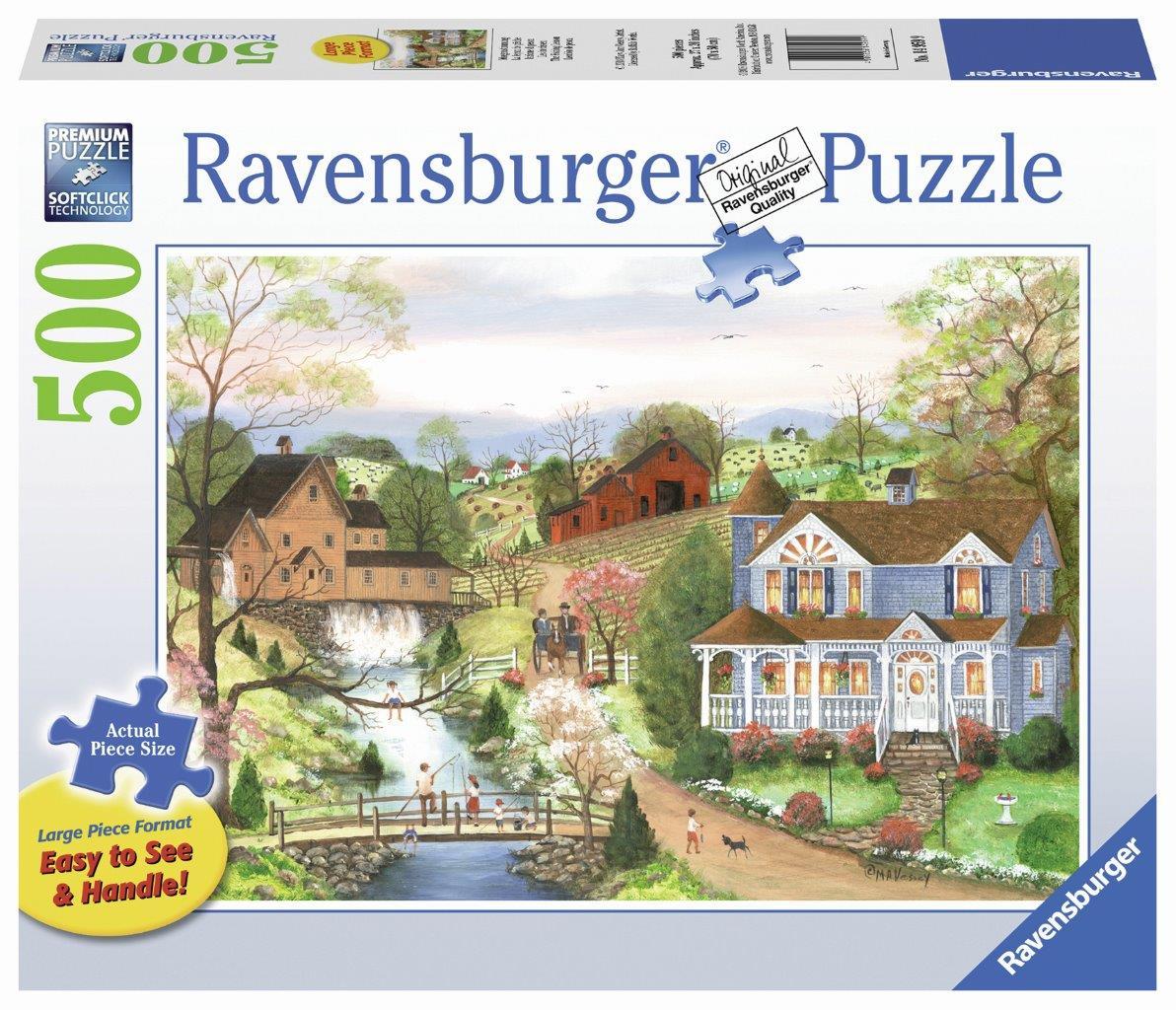 Fishing Lesson Puzzle 500pclf (Ravensburger Puzzle)