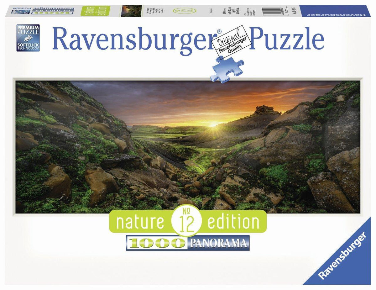 Sun Over Iceland Puzzle 1000pc (Ravensburger Puzzle)