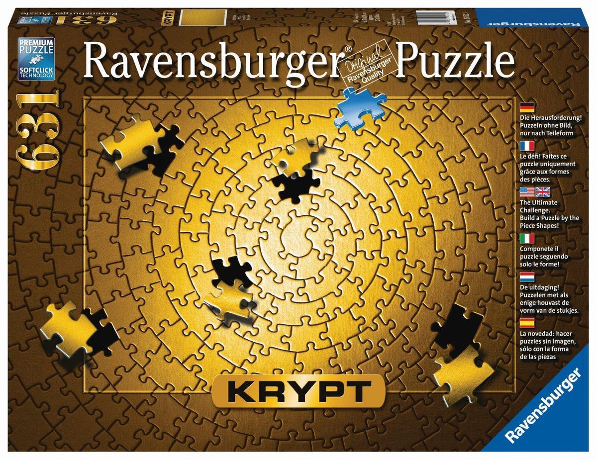 KRYPT Gold Spiral 631pc (Ravensburger Puzzle)