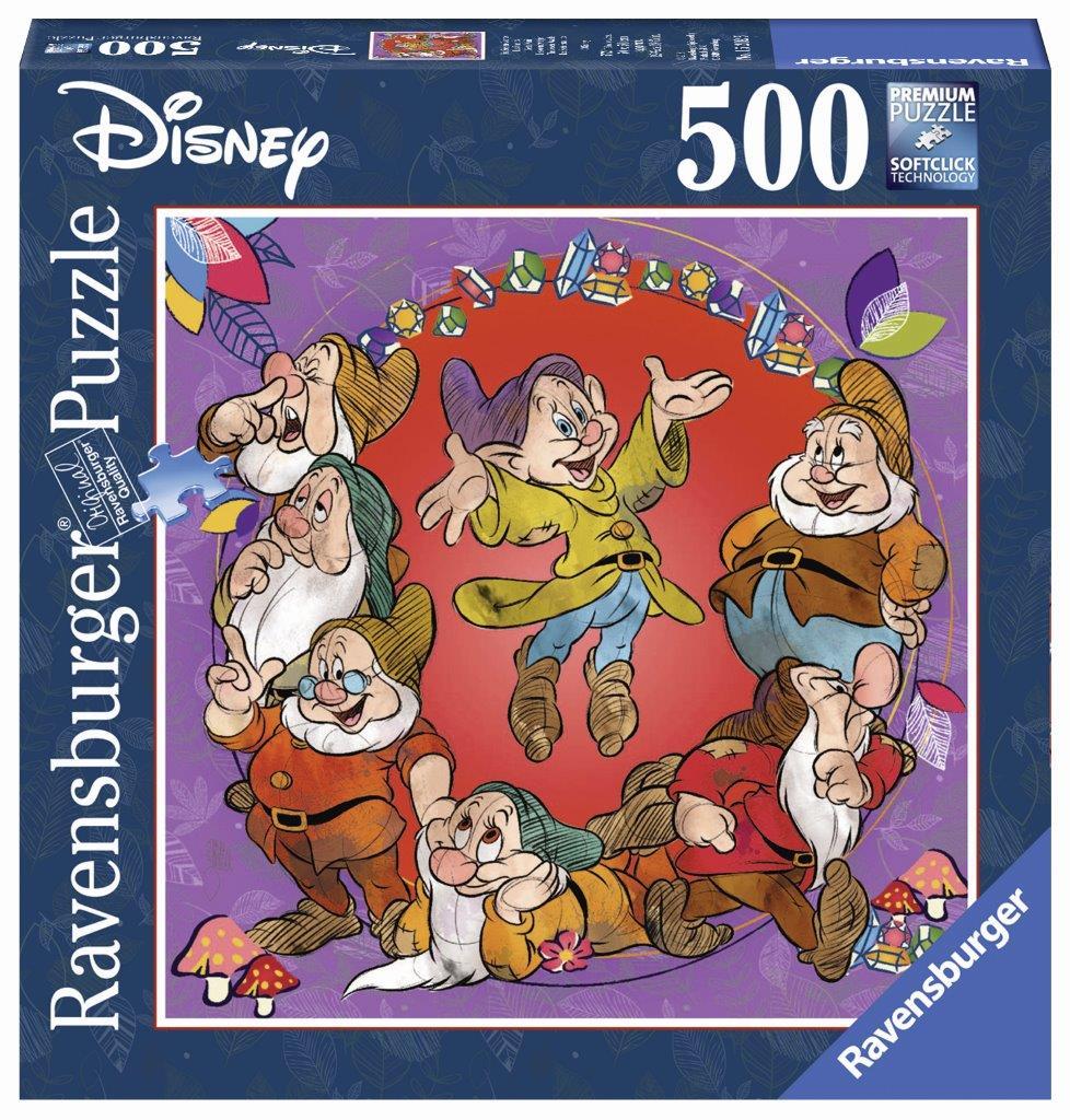 Disney The Seven Dwarfs Puzzle 500pc Square (Ravensburger Puzzle)