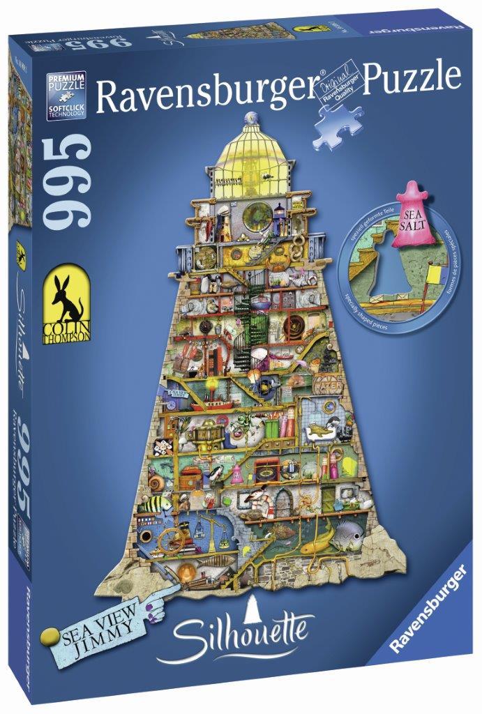 Silhouette Ludicrous Lighthouse 995 pc (Ravensburger Puzzle)