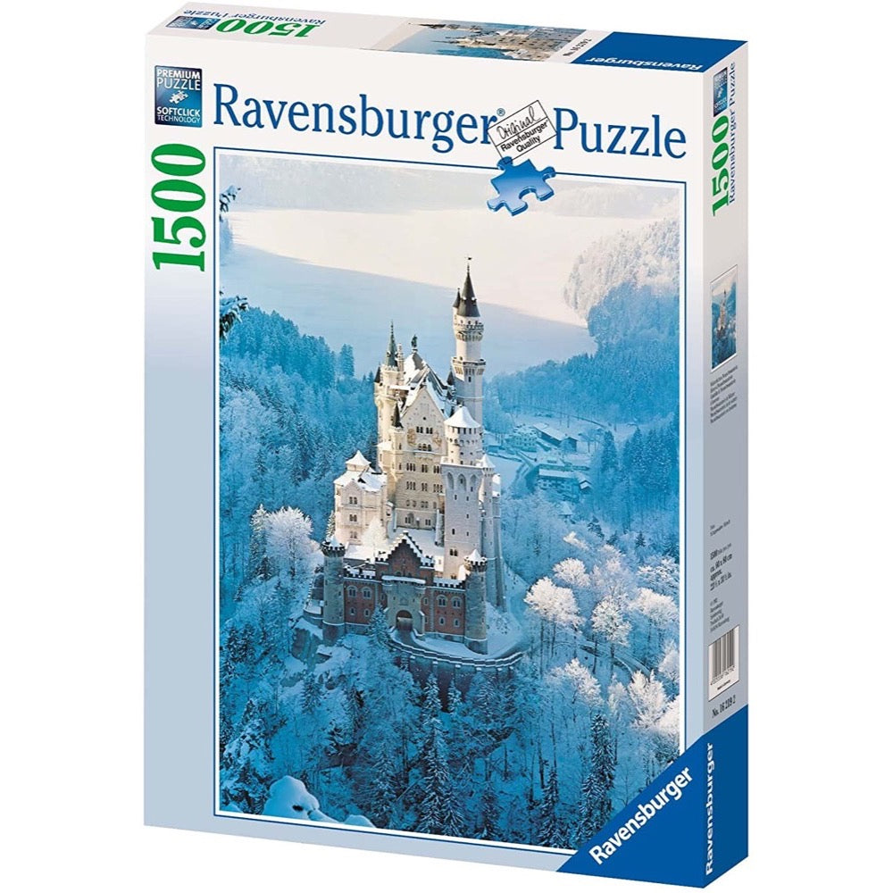 Neuschwanstein Castle in Winter 1500pc (Ravensburger Puzzle)