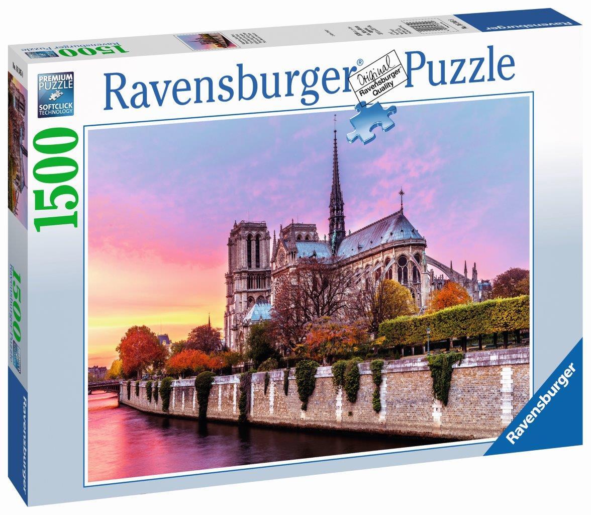 Picturesque Notre Dame Puzzle 1500pc (Ravensburger Puzzle)