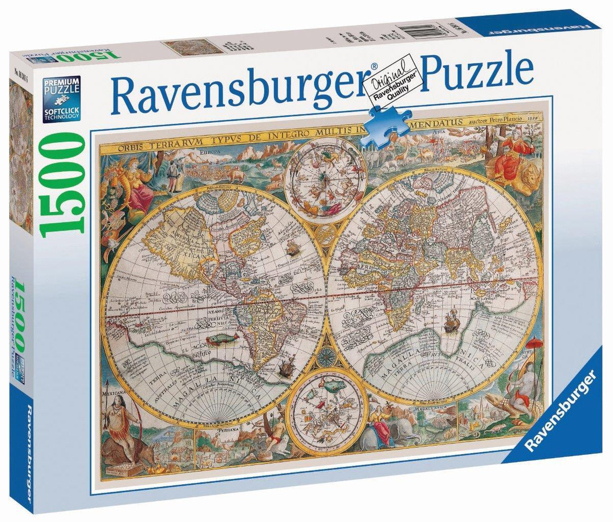 Historical Map Puzzle 1500pc (Ravensburger Puzzle)