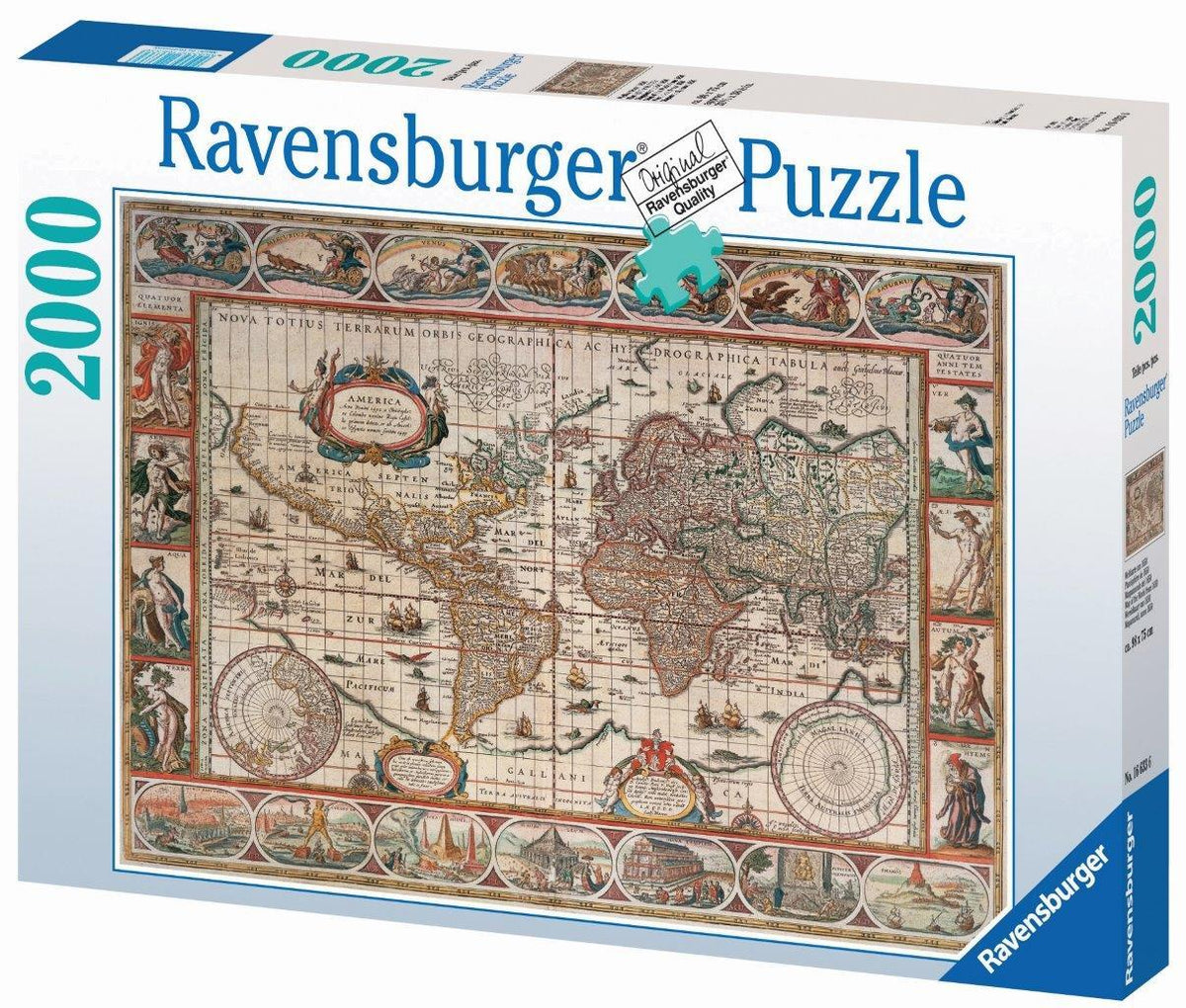 Map of the World from 1650 2000pc (Ravensburger Puzzle)