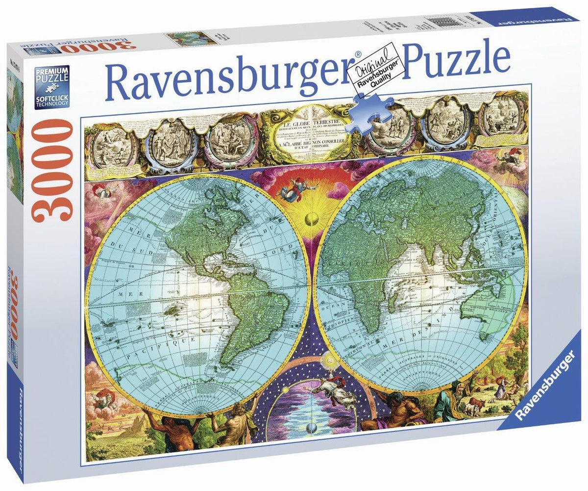 Antique Map Puzzle 3000pc (Ravensburger Puzzle)