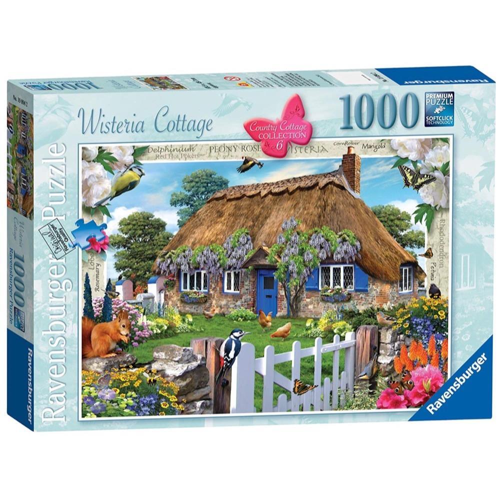 Wisteria Country Cottage 1000pc (Ravensburger Puzzle)