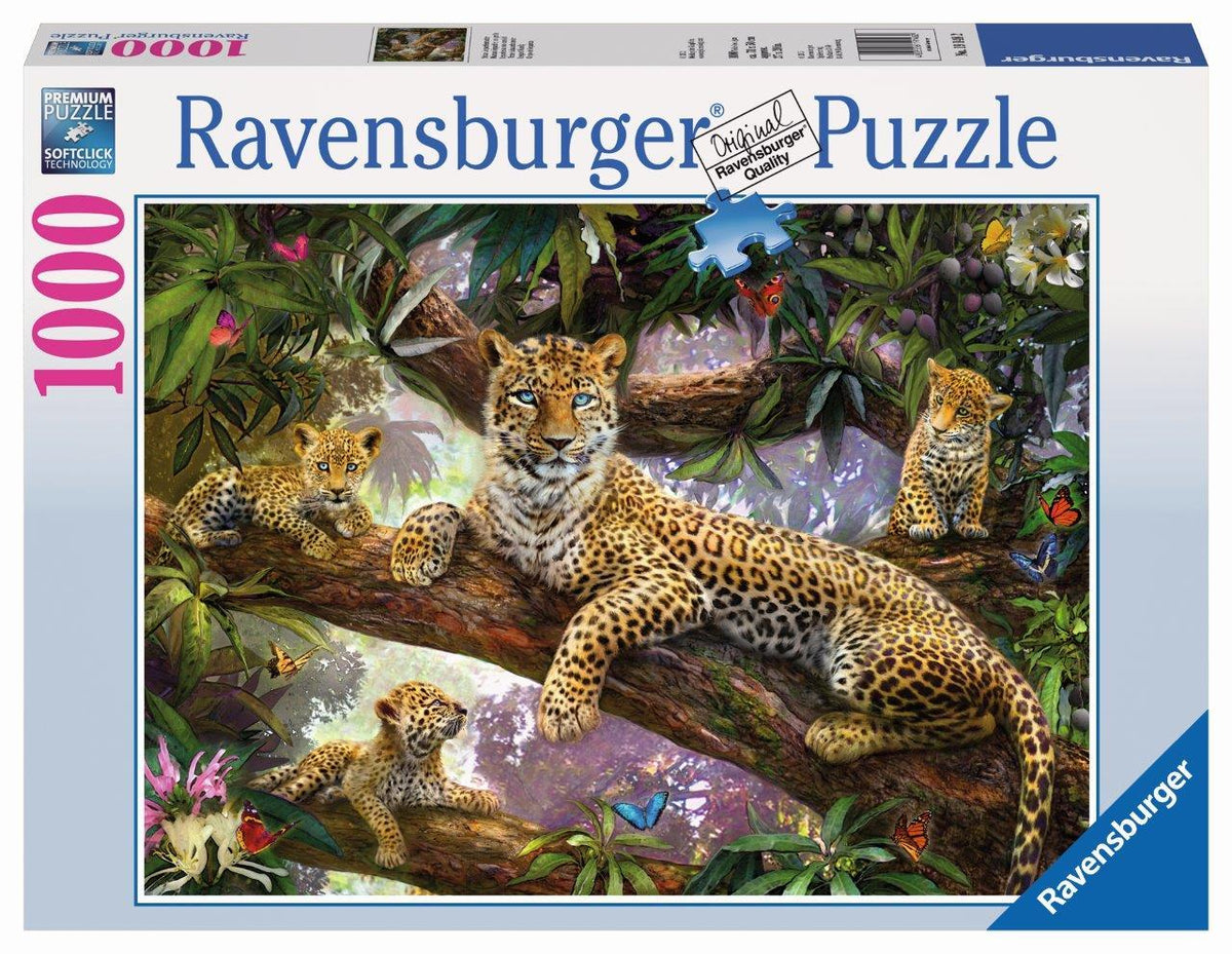 Leopard Family 1000pc (Ravensburger Puzzle)