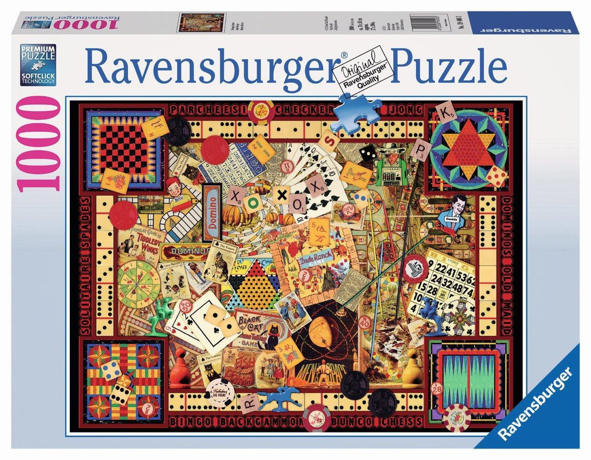 Vintage Games Puzzle 1000pc [Ravensburger Puzzle]