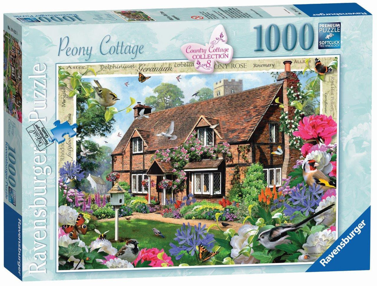 Peony Cottage Country Cottage (Ravensburger Puzzle)
