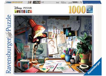 Disney Pixar The Artists Desk 1000pc [Ravensburger Puzzle]