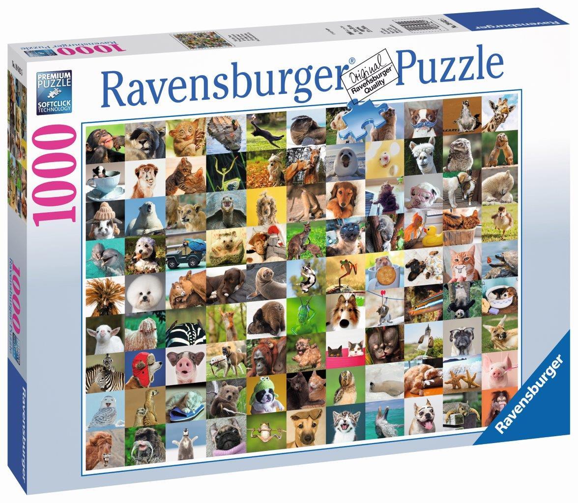 99 Funny Animals Puzzle 1000pc (Ravensburger Puzzle)