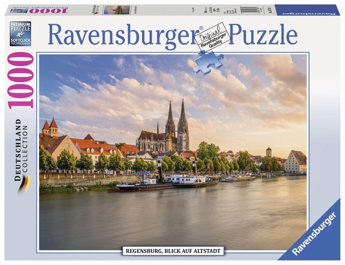 Old Town Regensburg Puzzle 1000pc (Ravensburger Puzzle)