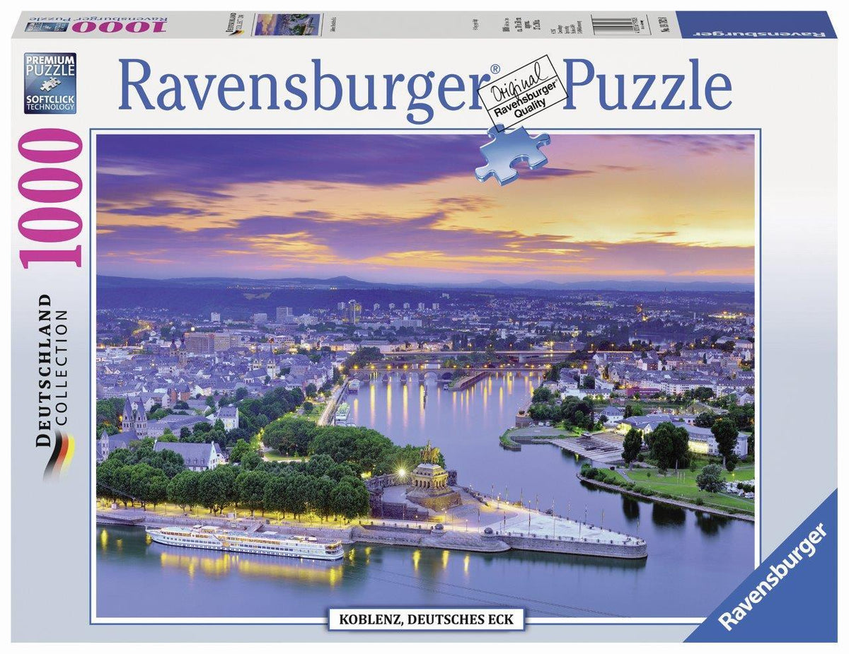 German Corner Koblenz Puzzle 1000pc (Ravensburger Puzzle)