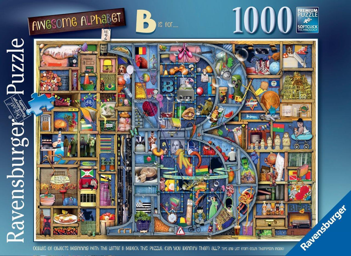 Awesome Alphabet B Puzzle 1000pc (Ravensburger Puzzle)