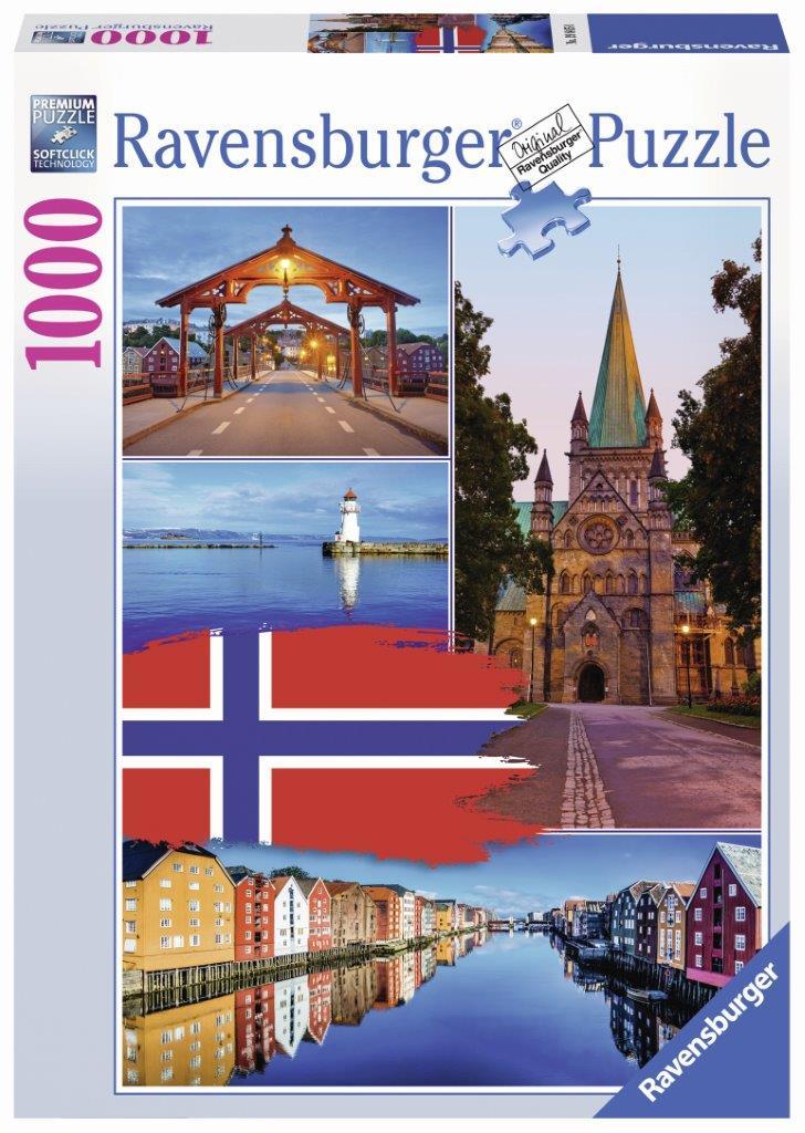 Trondheim Collage Puzzle 1000pc [Ravensburger Puzzle]