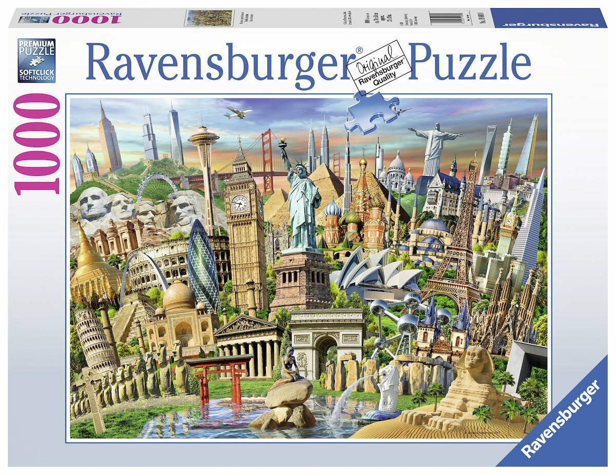 World Landmarks 1000pc (Ravensburger Puzzle)