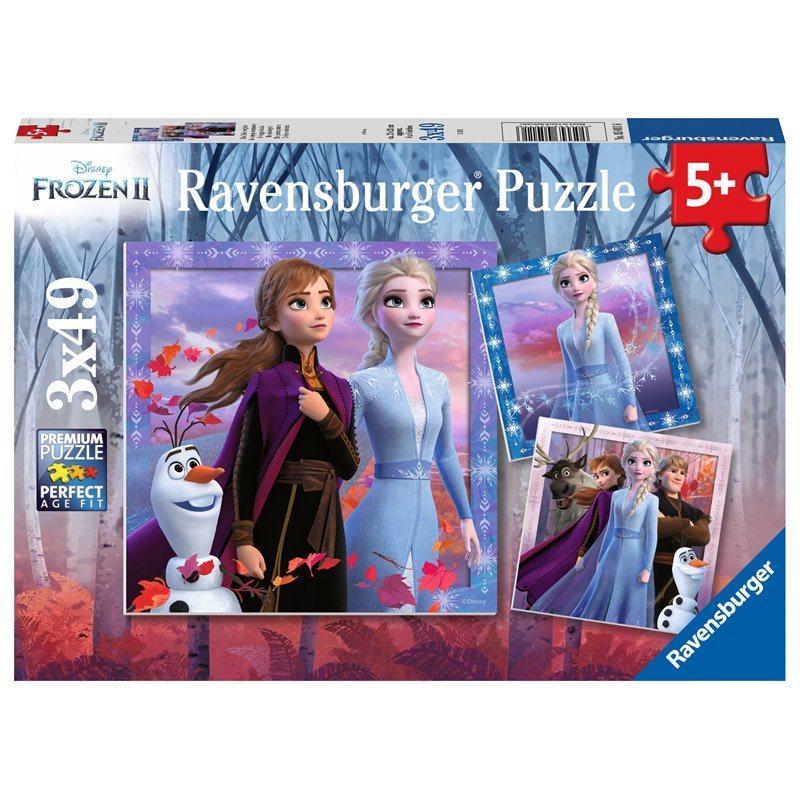 Disney Frozen2 - The Journey Starts Puzzle 3X49pc (Ravensburger Puzzle)