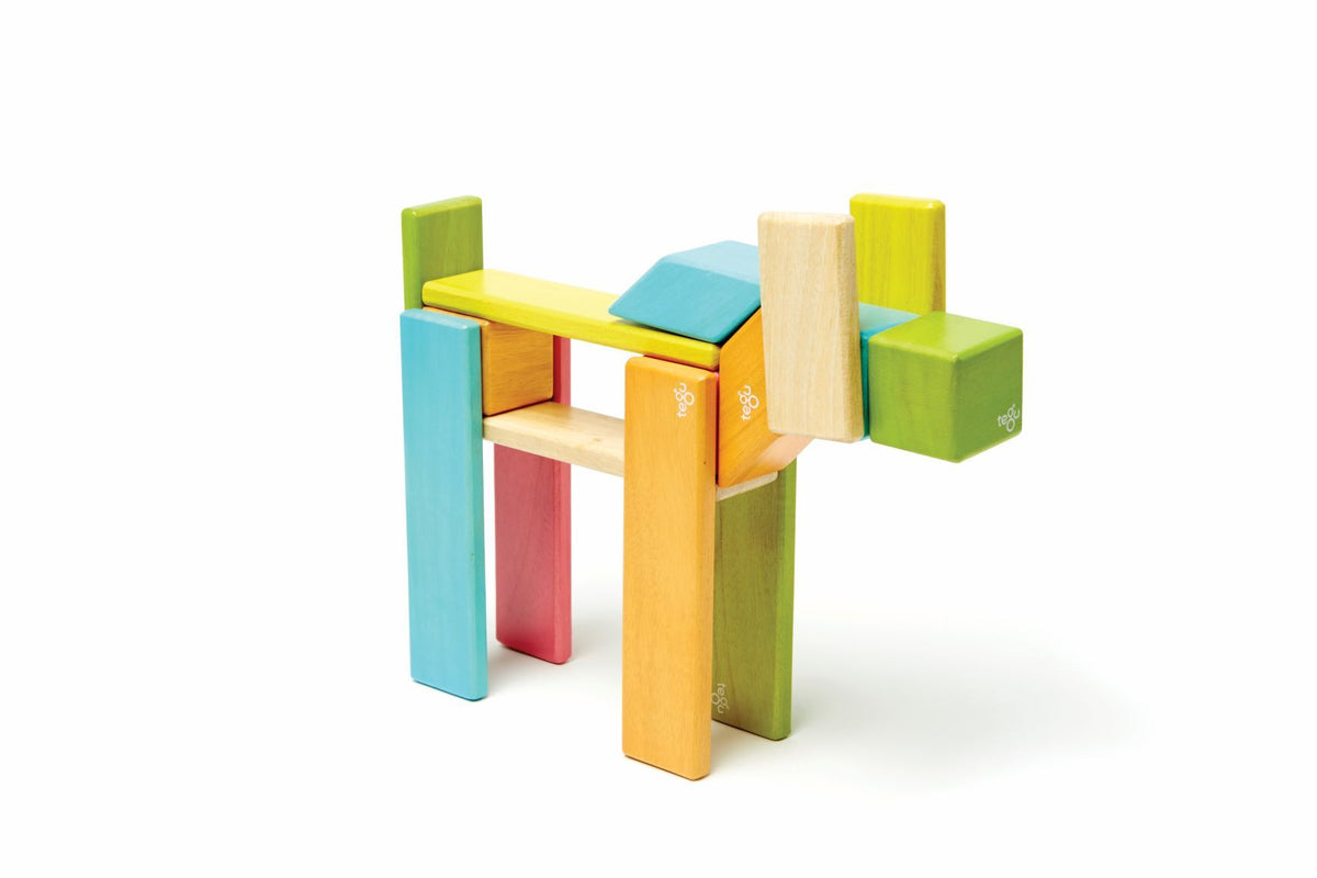 Tegu Magnetic Wooden Blocks - Classics 24 Pieces