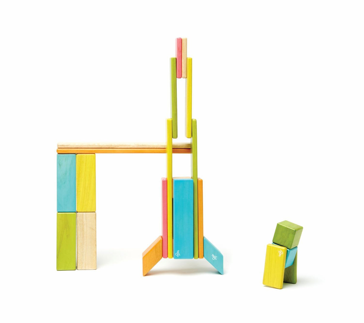 Tegu Magnetic Wooden Blocks - Classics 24 Pieces