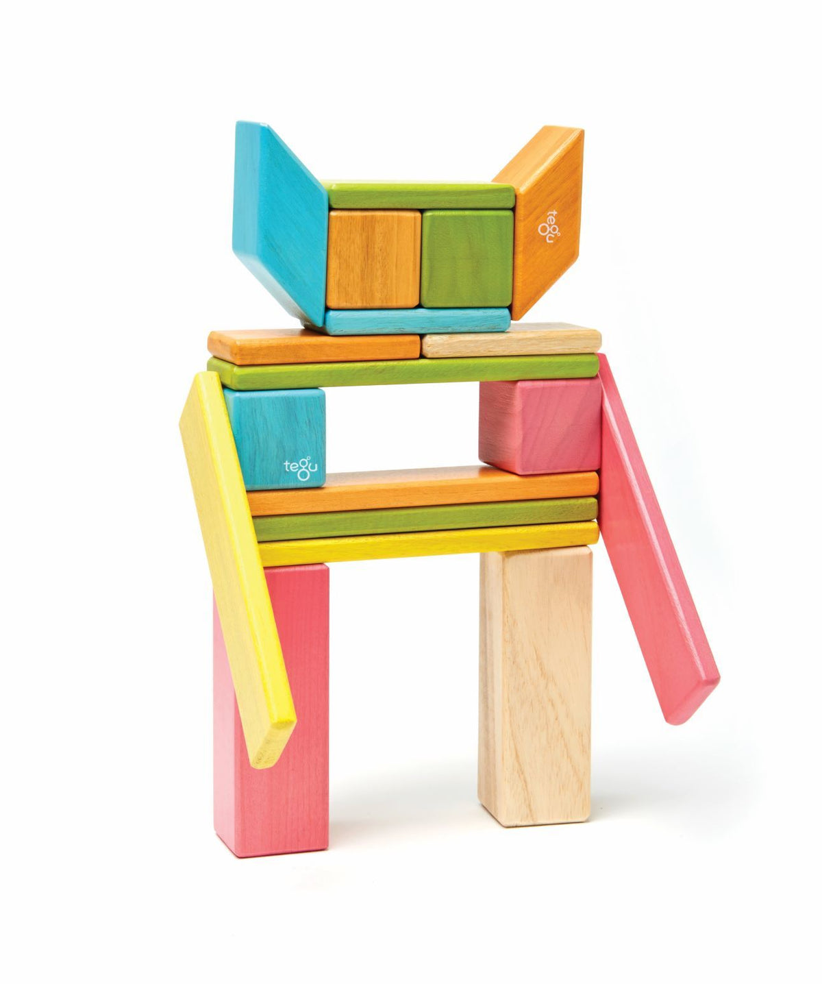 Tegu Magnetic Wooden Blocks - Classics 24 Pieces