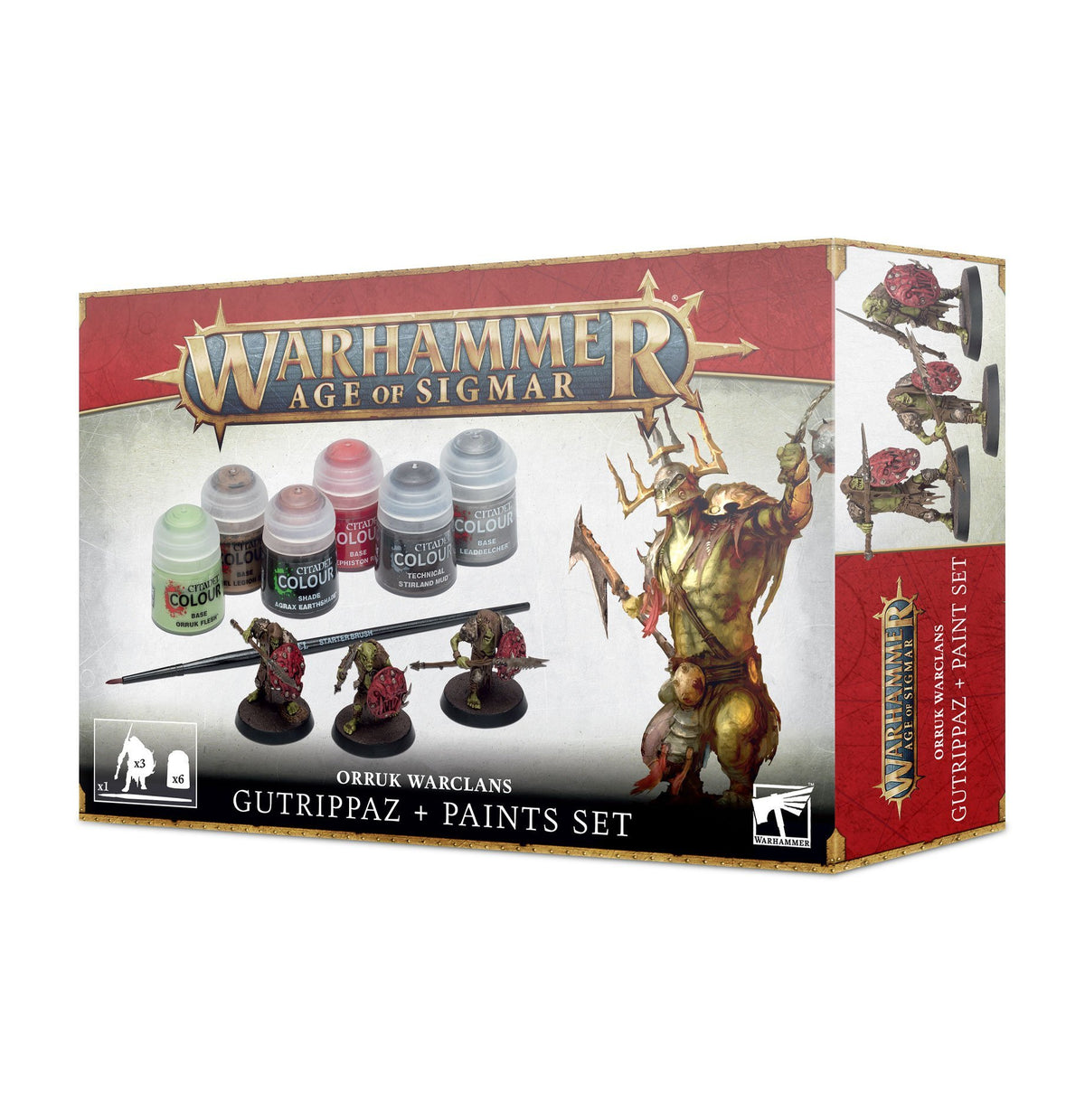 Orruk Warclans - Gutrippaz &amp; Paint Set (Warhammer Age of Sigmar)