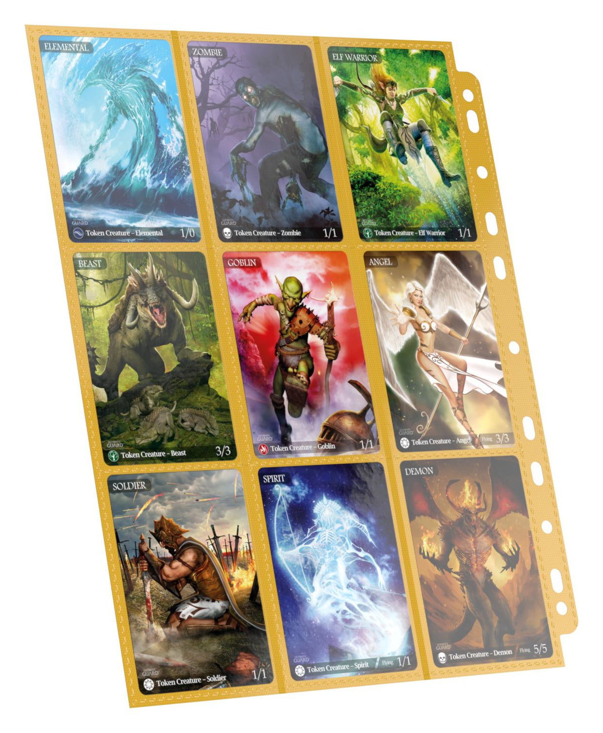 Ultimate Guard Pages - Yellow - 18-Pocket Standard-Size (10 Pages)