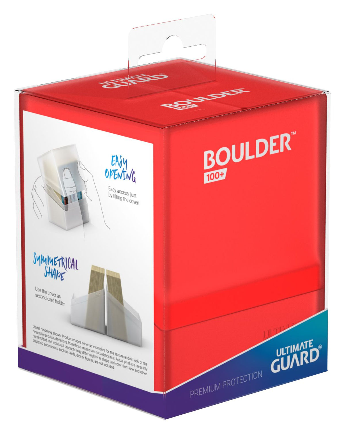 Ultimate Guard Boulder 100+ Deck Box - Ruby