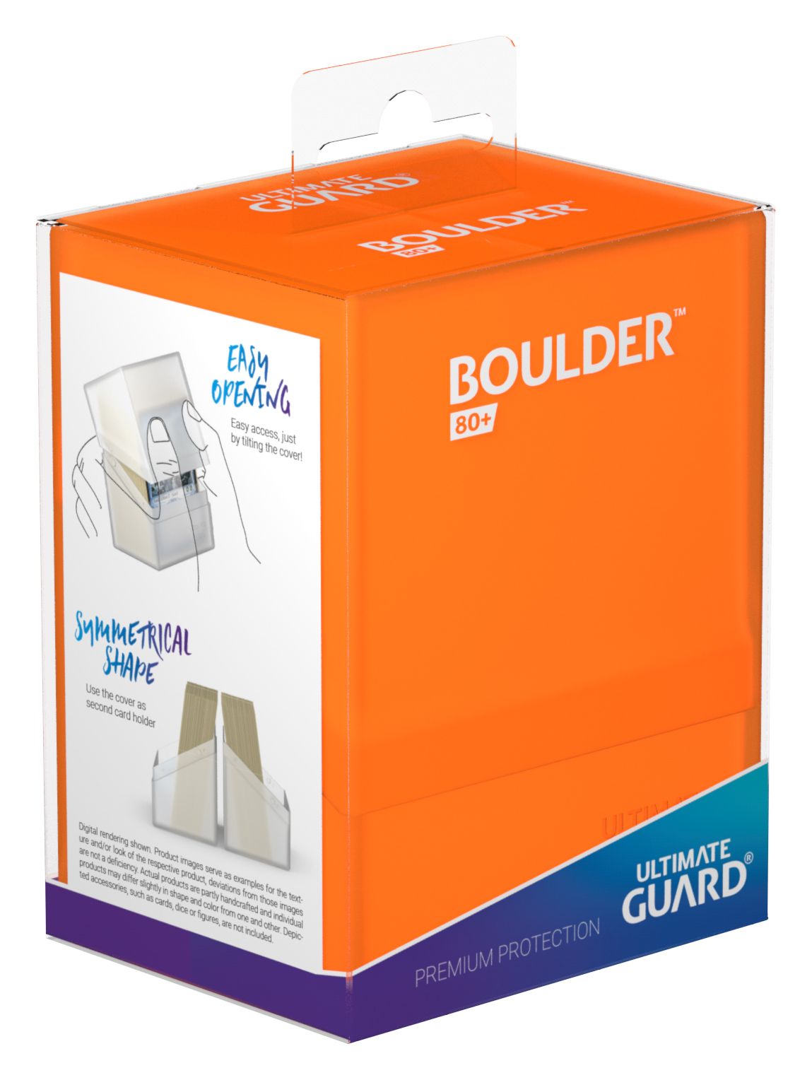 Ultimate Guard Boulder 80+ Deck Box - Poppy Topaz