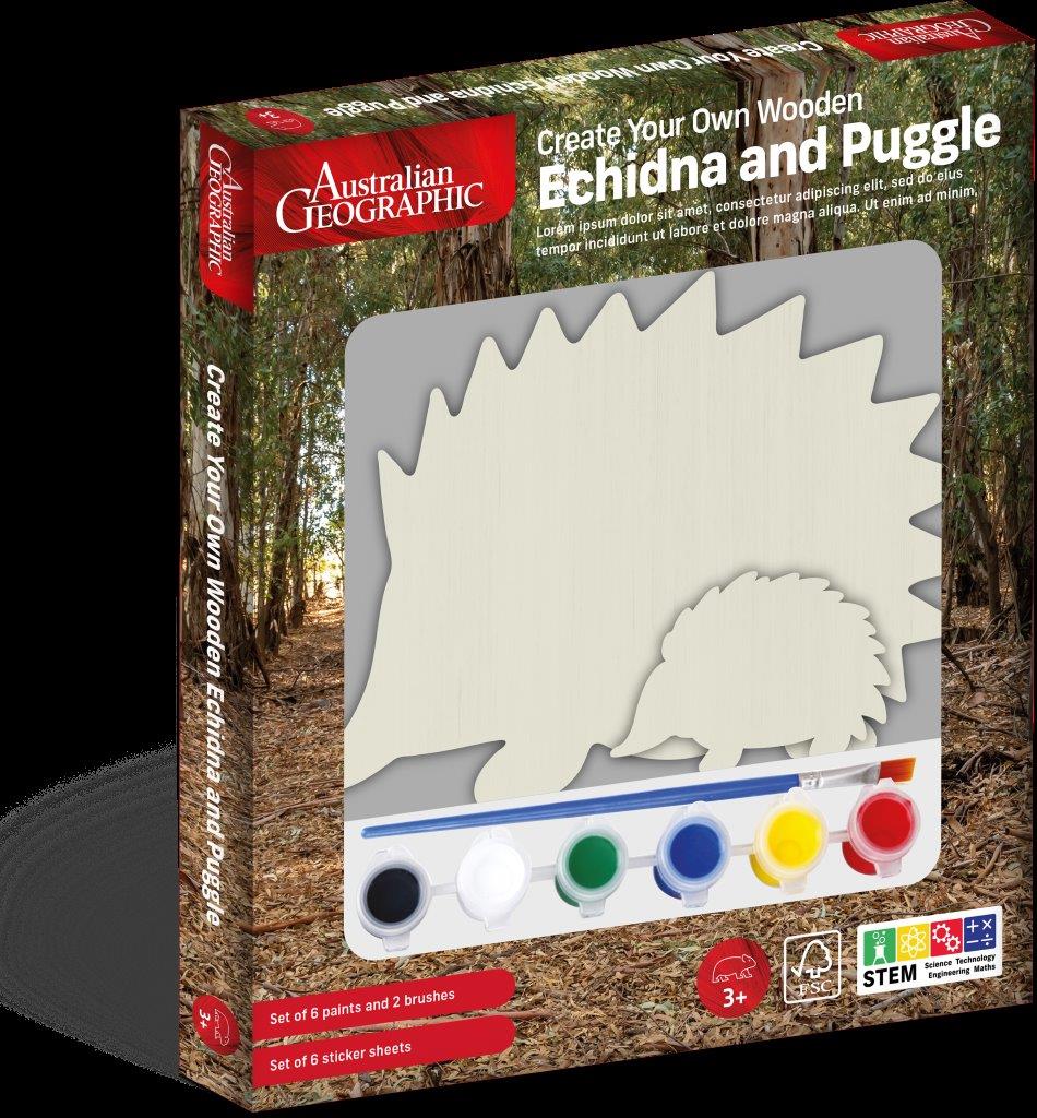 Create Your Own: Echidna and Puggle (Australian Geographic)