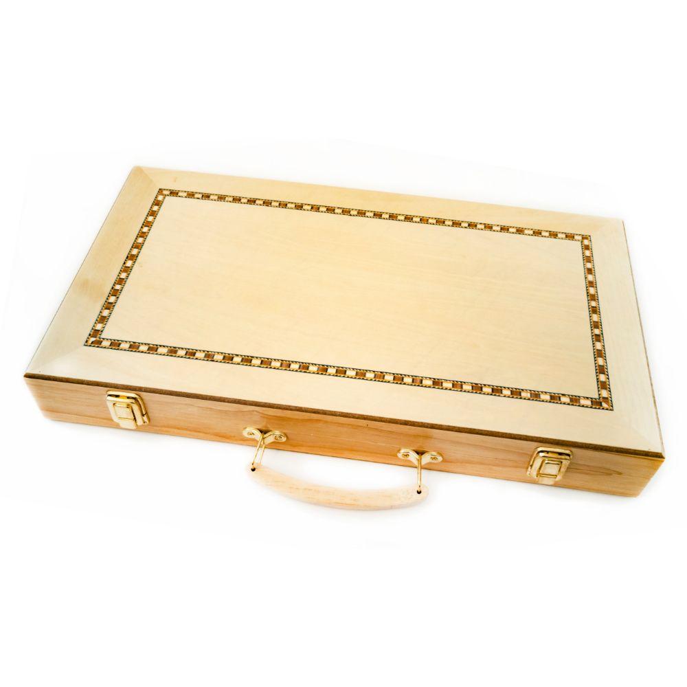 Backgammon - 45cm Wooden Folding Set (Let&#39;s Play Games)