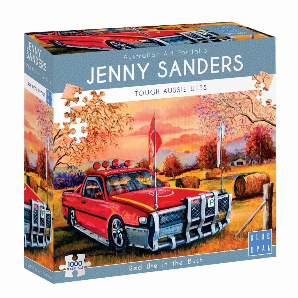 Jenny Sanders: Red Ute in the Bush 1000pc (Blue Opal Puzzle)