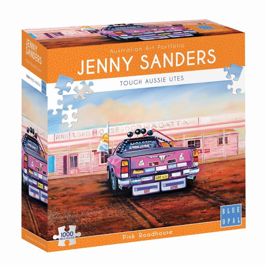 Jenny Sanders: Pink Roadhouse 1000pc (Blue Opal Puzzle)