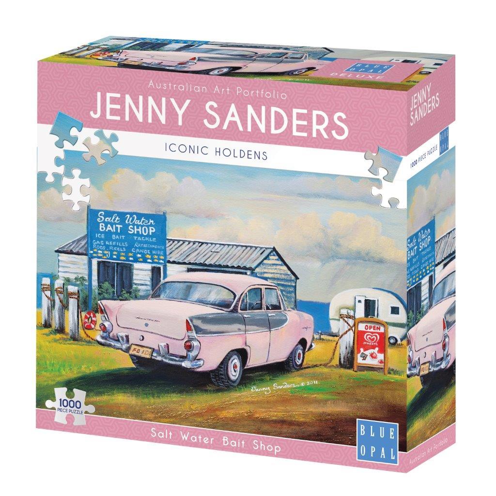 Jenny Sanders: Salt Water Bait Shop 1000pc (Blue Opal Puzzle)