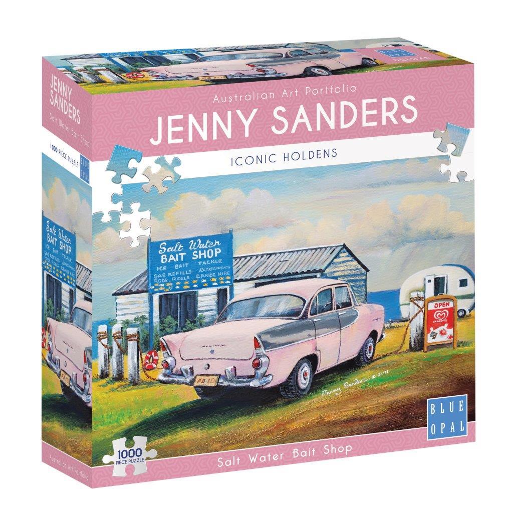 Jenny Sanders: Salt Water Bait Shop 1000pc (Blue Opal Puzzle)
