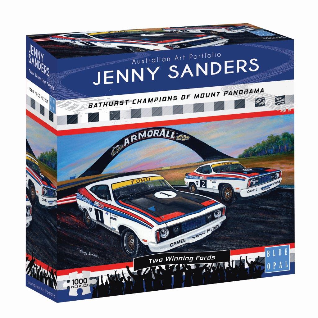 Jenny Sanders: Two Winning Fords 1000pc (Blue Opal Puzzle)
