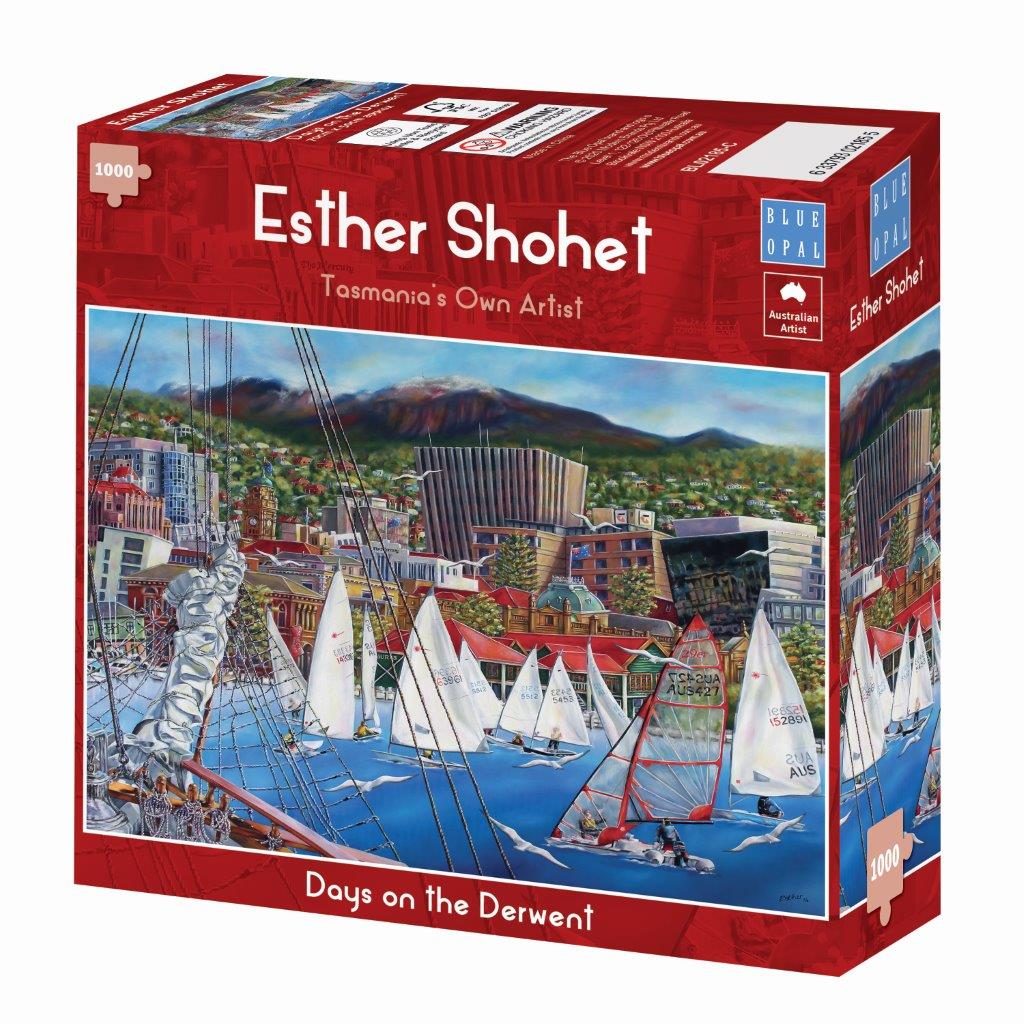 Esther Shohet: Days on the Derwent 1000pc (Blue Opal Puzzle)