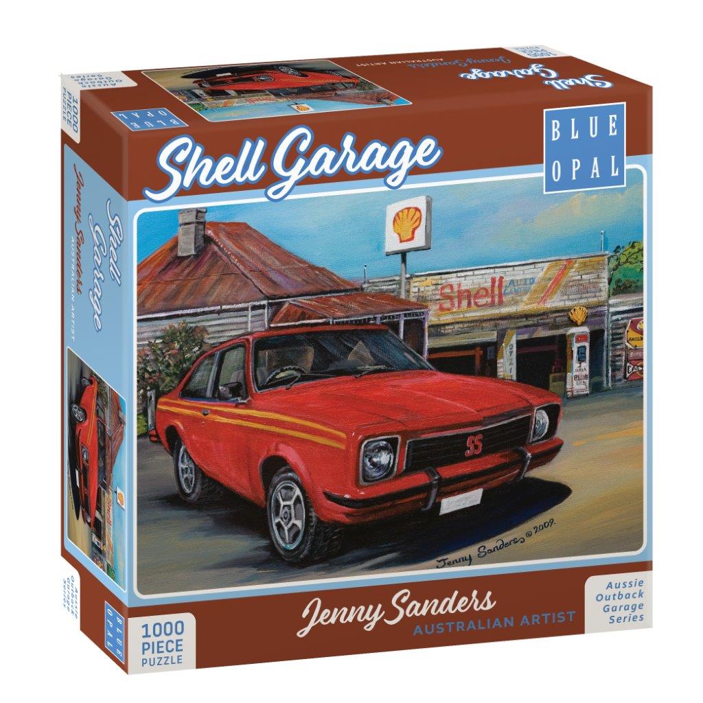 Jenny Sanders: Shell Auto Centre 1000pc (Blue Opal Deluxe Puzzles ...