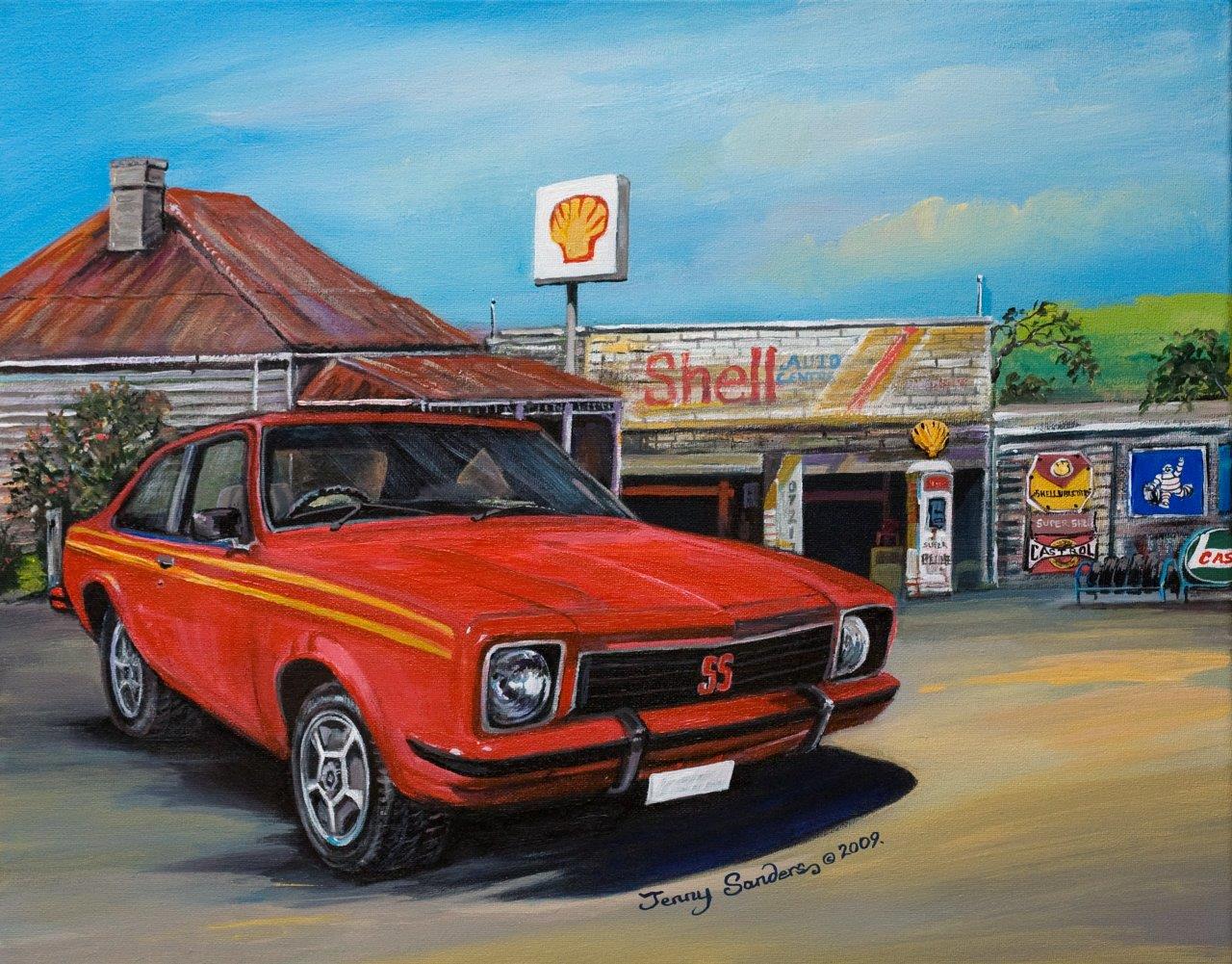 Jenny Sanders: Shell Auto Centre 1000pc (Blue Opal Deluxe Puzzles ...