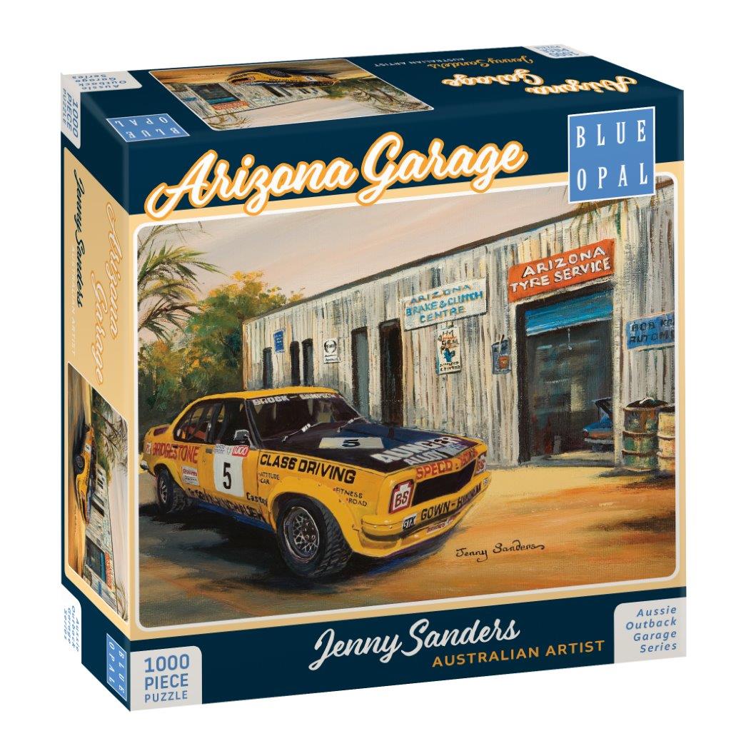 Jenny Sanders: Arizona Tyre Service 1000pc (Blue Opal Deluxe Puzzles)
