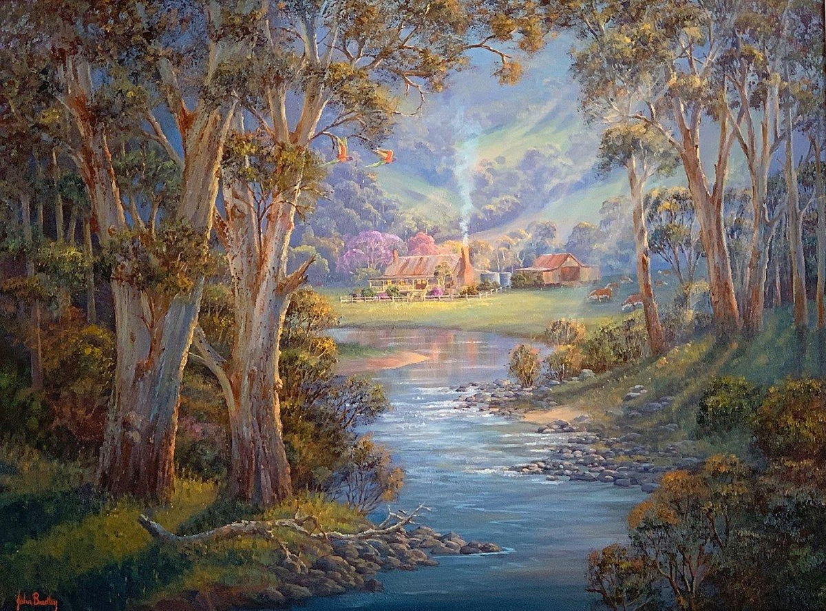 John Bradley: Hunter Valley Hideaway 1000pc (Blue Opal Deluxe Puzzles)