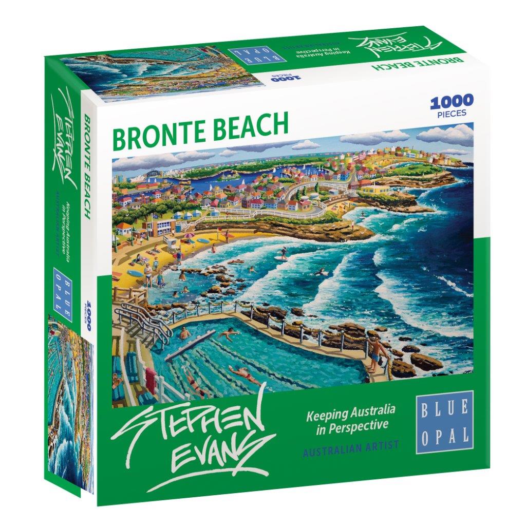 Stephen Evans: Bronte Beach 1000pc (Blue Opal Deluxe Puzzles)