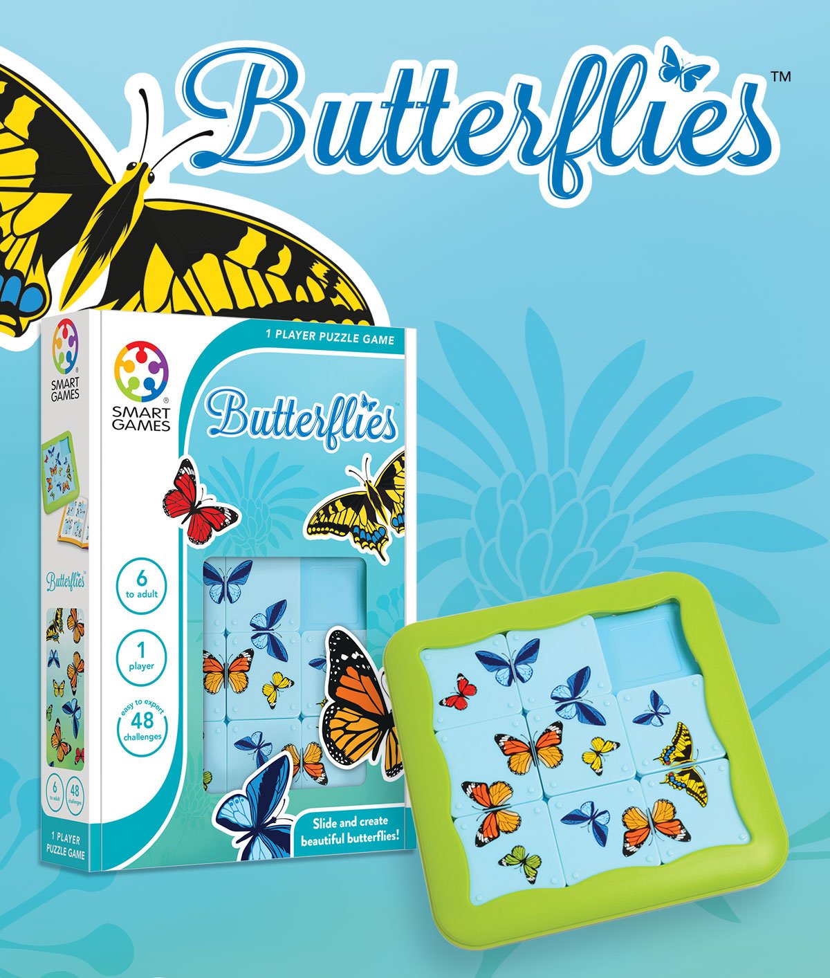 Smart Games - Butterflies (1 Player Puzzle Game)