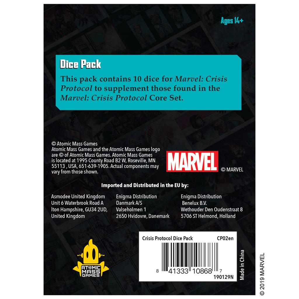 Dice Pack (Marvel Crisis Protocol Miniatures Game)