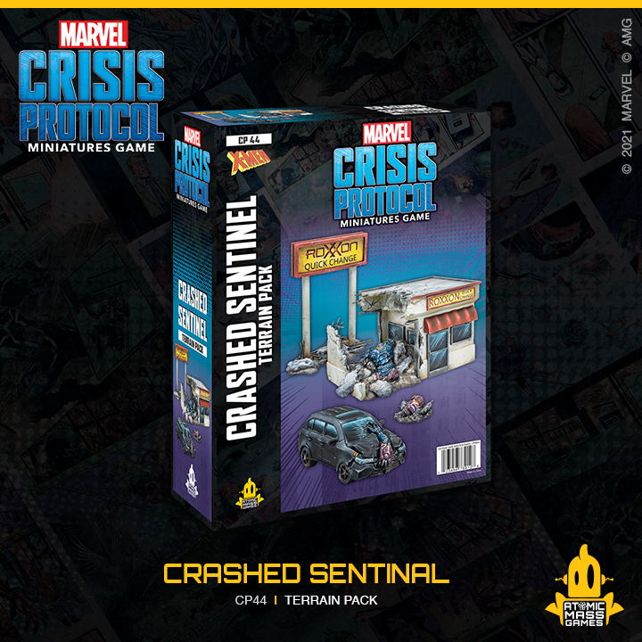 Crashed Sentinel Terrain Pack (Marvel Crisis Protocol Miniatures Game)