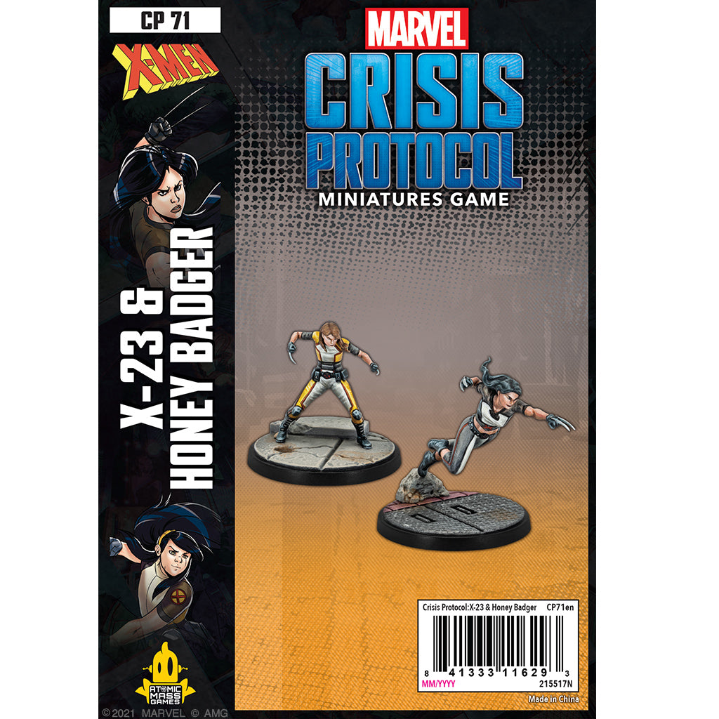 X-23 &amp; Honey Badger Character Pack (Marvel Crisis Protocol Miniatures Game)
