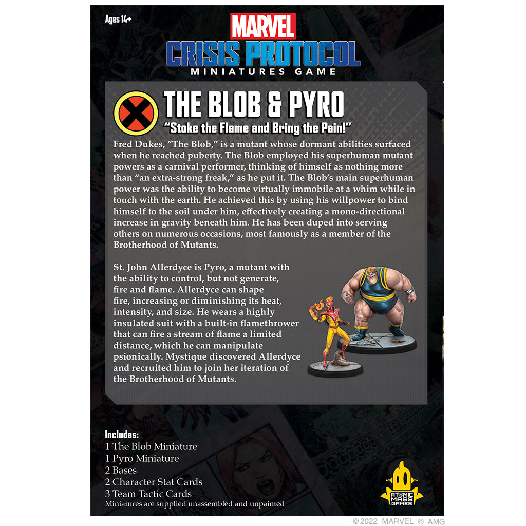 The Blob & Pyro (Marvel Crisis Protocol)