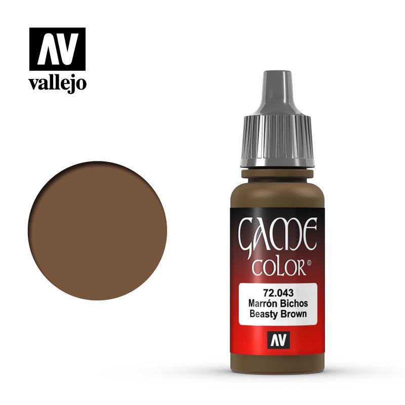 Vallejo Game Colour Beasty Brown 17 ml