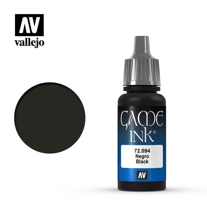 Vallejo Game Colour Ink Black 17 ml